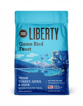 Load image into Gallery viewer, Bixbi Liberty Gamebird Feast (Turkey, Quail, Duck) Kibble Dog Food