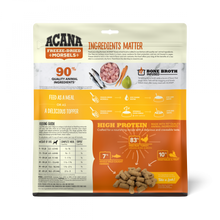 Load image into Gallery viewer, ACANA Freeze Dried Dog Food & Topper, Grain Free, High Protein, Fresh & Raw Animal Ingredients, Free-Run Turkey Recipe, Morsels