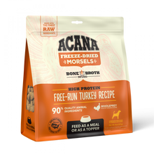 Load image into Gallery viewer, ACANA Freeze Dried Dog Food & Topper, Grain Free, High Protein, Fresh & Raw Animal Ingredients, Free-Run Turkey Recipe, Morsels