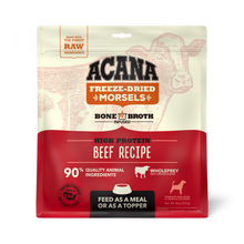 Load image into Gallery viewer, ACANA Freeze Dried Dog Food & Topper, Grain Free, High Protein, Fresh & Raw Animal Ingredients, Ranch-Raised Beef Recipe, Morsels