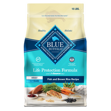 Load image into Gallery viewer, Blue Buffalo Life Protection Formula Adult Fish & Brown Rice Recipe Dry Dog Food