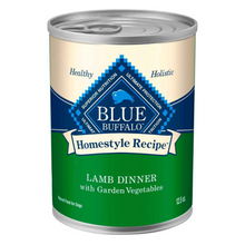 Load image into Gallery viewer, Blue Buffalo Homestyle Recipe Adult Lamb Dinner with Garden Vegetables Canned Dog Food