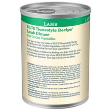 Load image into Gallery viewer, Blue Buffalo Homestyle Recipe Adult Lamb Dinner with Garden Vegetables Canned Dog Food
