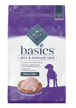Load image into Gallery viewer, Blue Buffalo Basics Adult Skin & Stomach Care Turkey & Potato Recipe Dry Dog Food