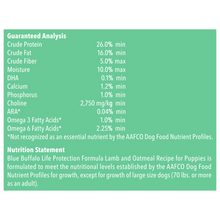 Load image into Gallery viewer, Blue Buffalo Life Protection Formula Puppy Lamb & Oatmeal Recipe Dry Dog Food