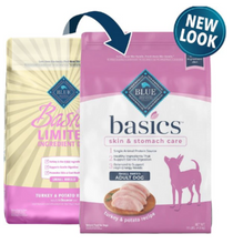 Load image into Gallery viewer, Blue Buffalo Basics Small Breed Adult Skin & Stomach Care Turkey & Potato Recipe Dry Dog Food