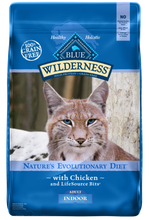 Load image into Gallery viewer, Blue Buffalo Wilderness High-Protein Grain-Free Indoor Adult Chicken Recipe Dry Cat Food