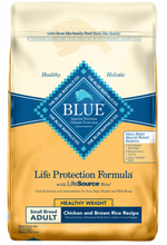 Load image into Gallery viewer, Blue Buffalo Life Protection Formula Healthy Weight Small Breed Adult Chicken & Brown Rice Recipe Dry Dog Food