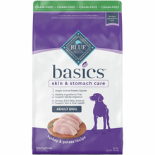 Load image into Gallery viewer, Blue Buffalo Basics Adult Skin & Stomach Care Grain-Free Turkey & Potato Recipe Adult Dry Dog Food