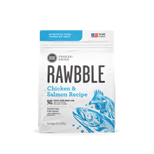 Load image into Gallery viewer, Bixbi Rawbble Freeze Dried Chicken & Salmon Dog Food