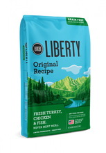 Load image into Gallery viewer, BIXBI LIBERTY Original (Turkey, Chicken, Fish) Kibble