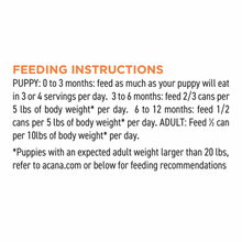 Load image into Gallery viewer, ACANA Premium Pate Grain Free Puppy Recipe in Bone Broth Wet Dog Food
