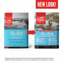 Load image into Gallery viewer, ORIJEN Grain Free Six Fish Dry Cat Food
