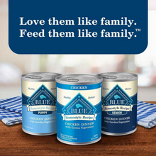 Load image into Gallery viewer, Blue Buffalo Homestyle Recipe Adult Beef Dinner with Garden Vegetables Canned Dog Food

