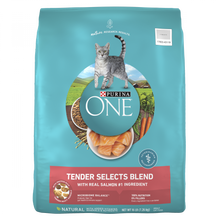 Load image into Gallery viewer, Purina ONE Tender Selects Blend Real Salmon Dry Cat Food
