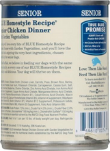 Load image into Gallery viewer, Blue Buffalo Homestyle Recipe Senior Chicken Dinner with Garden Vegetables Canned Dog Food
