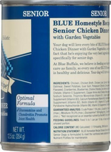 Load image into Gallery viewer, Blue Buffalo Homestyle Recipe Senior Chicken Dinner with Garden Vegetables Canned Dog Food
