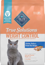 Load image into Gallery viewer, Blue Buffalo True Solutions Weight Control Formula Adult Dry Cat Food
