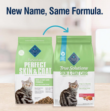 Load image into Gallery viewer, Blue Buffalo True Solutions Perfect Coat Skin &amp; Coat Formula Adult Dry Cat Food
