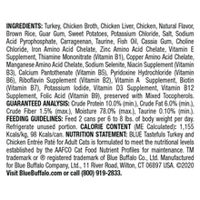 Load image into Gallery viewer, Blue Buffalo Tastefuls Adult Pate Turkey &amp; Chicken Entree Wet Cat Food
