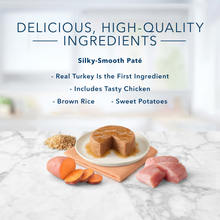 Load image into Gallery viewer, Blue Buffalo Tastefuls Adult Pate Turkey &amp; Chicken Entree Wet Cat Food
