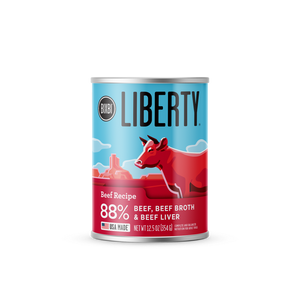 Bixbi Liberty Beef Recipe Canned Wet Dog Food
