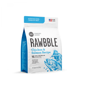 Bixbi Rawbble Freeze Dried Chicken & Salmon Dog Food