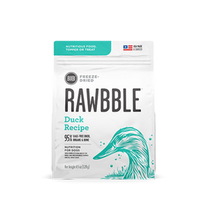 Bixbi Rawbble Freeze Dried Duck Dog Food