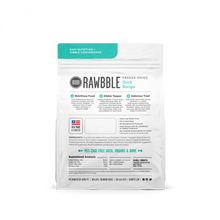 Load image into Gallery viewer, Bixbi Rawbble Freeze Dried Duck Dog Food
