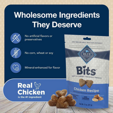 Load image into Gallery viewer, Blue Buffalo Bits Tasty Chicken Natural Soft-Moist Training Treats
