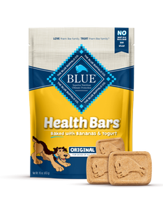 Blue Health Bars Baked With Banana & Yogurt Dog Treats