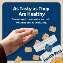 Load image into Gallery viewer, Blue Health Bars Baked With Banana &amp; Yogurt Dog Treats
