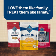 Load image into Gallery viewer, Blue Health Bars Baked With Banana &amp; Yogurt Dog Treats
