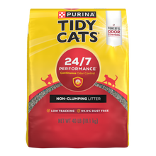 Load image into Gallery viewer, Tidy Cats Non Clumping 24/7 Performance MultiCat Long Lasting Odor Control Cat Litter
