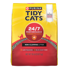Load image into Gallery viewer, Tidy Cats Non Clumping 24/7 Performance MultiCat Long Lasting Odor Control Cat Litter
