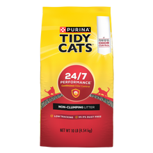Load image into Gallery viewer, Tidy Cats Non Clumping 24/7 Performance MultiCat Long Lasting Odor Control Cat Litter
