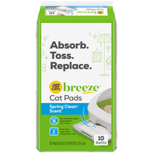 Load image into Gallery viewer, Tidy Cats Breeze Scented Cat Pads
