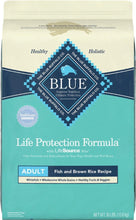 Load image into Gallery viewer, Blue Buffalo Life Protection Formula Adult Fish &amp; Brown Rice Recipe Dry Dog Food
