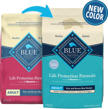 Load image into Gallery viewer, Blue Buffalo Life Protection Formula Adult Fish &amp; Brown Rice Recipe Dry Dog Food

