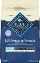 Load image into Gallery viewer, Blue Buffalo Life Protection Formula Senior Chicken &amp; Brown Rice Recipe Dry Dog Food
