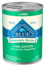 Load image into Gallery viewer, Blue Buffalo Homestyle Recipe Adult Lamb Dinner with Garden Vegetables Canned Dog Food
