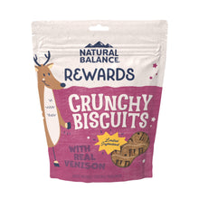 Load image into Gallery viewer, Natural Balance Rewards Crunchy Biscuits With Real Venison Dog Treats
