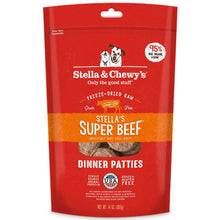 Load image into Gallery viewer, Stella &amp; Chewy&#39;s Stella&#39;s Super Beef Grain Free Dinner Patties Freeze Dried Raw Dog Food
