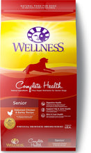 Load image into Gallery viewer, Wellness Complete Health Natural Senior Health Chicken Recipe Dry Dog Food
