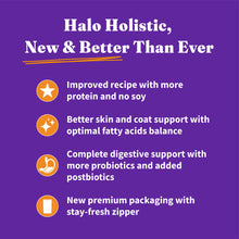Load image into Gallery viewer, Halo Holistic Complete Digestive Health Chicken and Brown Rice Dog Food Recipe Adult Dry Dog Food
