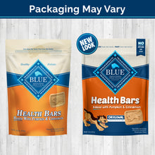 Load image into Gallery viewer, Blue Health Bars Baked With Pumpkin &amp; Cinnamon Dog Treats
