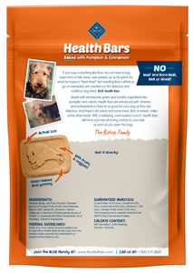 Blue Health Bars Baked With Pumpkin & Cinnamon Dog Treats