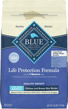 Load image into Gallery viewer, Blue Buffalo Life Protection Formula Healthy Weight Large Breed Adult Chicken &amp; Brown Rice Recipe Dry Dog Food
