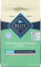 Load image into Gallery viewer, Blue Buffalo Life Protection Formula Puppy Lamb &amp; Oatmeal Recipe Dry Dog Food
