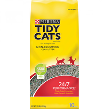 Load image into Gallery viewer, Tidy Cats Non Clumping 24/7 Performance MultiCat Long Lasting Odor Control Cat Litter

